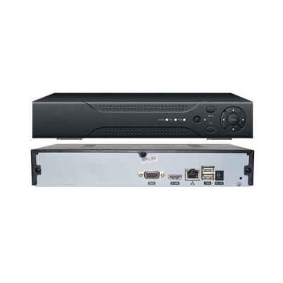 Видеорегистратор сетевой (NVR) PV-NVR-08/1 ProfVideo 10 каналов; до 8Mp; 1080P; видеовыходы VGA, HDM