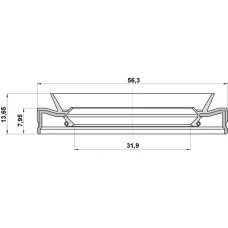 Сальник привода 31.9X56.3X7.95X13.65 FEBEST (95HEY33560814C)