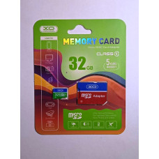 Карта памяти MicroSDHC 32GB Class 10 XO + SD адаптер Карта памяти MicroSDHC 32GB Class 10 XO + SD адаптер