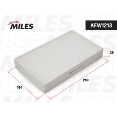 AFW1213| Фильтр салона Lada Granta/Kalina 04>19,CHEVROLET NIVA (2123)  MILES