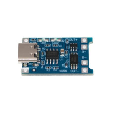 Модуль зарядки TP4065 USB Type-C с защитой, ЗУ для Li-Ion аккумуляторов 18650