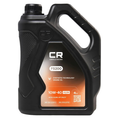 Масло моторное полусинтетическое FS200 10W40 SN/CF, A3/B4 4л CARVILLE RACING (L1D00413)