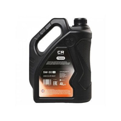Масло моторное синтетическое FS200 5w30 SN/CF, C3 4л CARVILLE RACING (L1D00406)