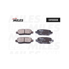 Колодки тормозные дисковые задние MILES (E410008)