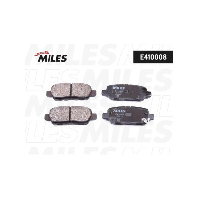 Колодки тормозные дисковые задние MILES (E410008)