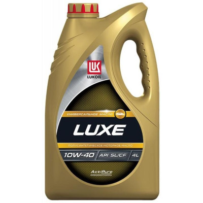 Масло моторное полусинтетическое LUKOIL Люкс 10W40 API SL/CF 4 л.