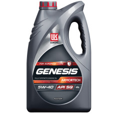Масло моторное синтетическое Genesis Armortech 5W40 SQ, A3/B4 4л LUKOIL (2255948)