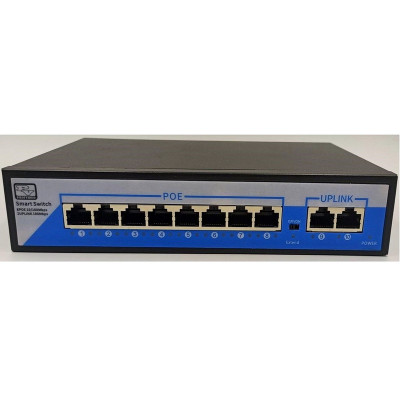 F0810F | Коммутатор POE F0810F 8x PROFVIDEO