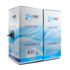 Кабель витая пара чёрн. UTP cat5E (4 пары) OUTDOOR МЕД. Cu Prem. (4x2x0,51 5e Out/Cu) неэкр. SKYNET