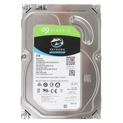 Жесткий диск 2Tb SkyHawk ST2000VX016 для систем видеонаблюдения SEAGATE
