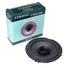 Динамик 6"(160мм) коаксиальный VO(CX)-601; компл.2шт.; 4R; 50W/100W; 70-18000Hz; 1-полосная STRONG