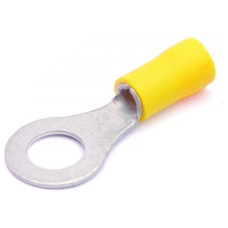 Клемма кольцевая d=6.4мм VR5.5-6 изолированная (№30) сечение 3.5-5.5 мм2; желтая