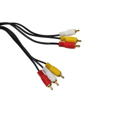 Шнур (61-002) 3RCA/3RCA 3.0м  ALENCOM