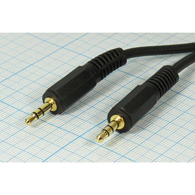 Шнур (APH-090-1.0) 3.5 шт стерео/3.5 шт стерео 1.0м  ARBACOM