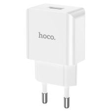 Сетевое зарядное устройство с выходом USB, 2.1А, белый, C106A Leisure