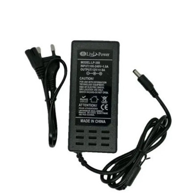 Блок питания AC/DC 220V/12V 8.0(6.2)A (5,5*2,5) LP388 Live-Power Стабилизированный, для быт. и офис.