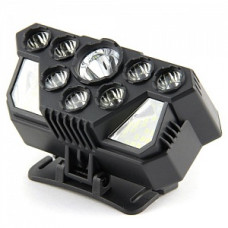 Фонарик на голову (сверхяркий 1*18650, 8 LED + 20 SMD, зарядка от USB) (CL-T28)