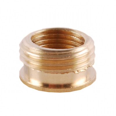 Ввертыш свечной короткий латунь (10)  А.М. (08928/402-14)