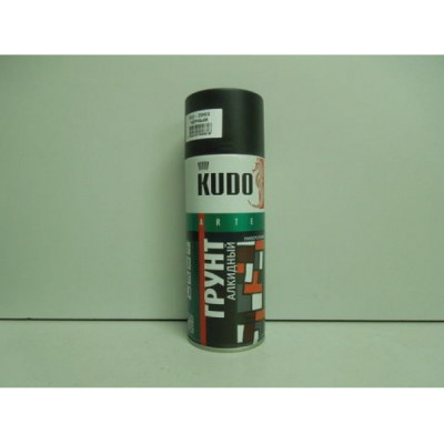 Грунт "KUDO" черн алкидн (520 мл) аэроз (12) (KU-2003)