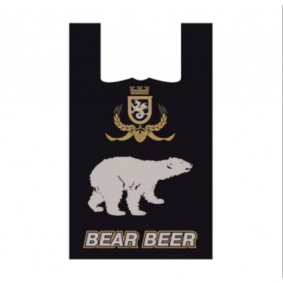 Пакет майка 30х60 "Белый медведь" (в упаковк 100 шт) (14 мкм)  (10) (21-2073)