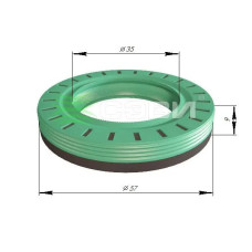 8006 | Сальник прив 2110 "СЭВИ-Экстрим" лев (35*57*9) " (11)