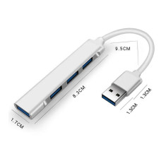 Разветвитель USB на 4 USB-порта H-8 FH12 FaizFull USB 3.0; USB 2.0;