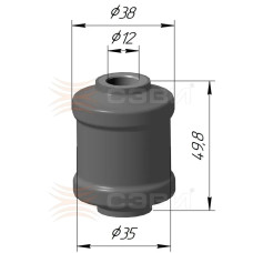 Шарниры рычагов передней подвески (в упаковке 2 шт.) для а/м ВАЗ 2108-21099, 2110-2115 SEVI (1207)