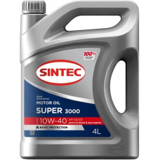 Масло моторное полусинтетическое SINTEC Super 3000 10W40 API SG/CD 4л SINTEC