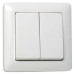 Хит белый выключатель 2кл скрытая 6А IP20 (КЭ-399221) Хит белый выключатель 2кл скрытая 6А IP20 (КЭ-399221)