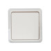 Октава белый выключатель 1кл открытая 10А IP20 (КЭ-419300)