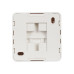 Октава белый выключатель 1кл открытая 10А IP20 (КЭ-419300)