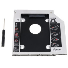 Переходник Optibay 9.5 для установки жесткого диска или SSD (SATA 2.5") Переходник Optibay 9.5 для установки жесткого диска или SSD (SATA 2.5")