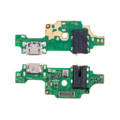 Шлейф для Tecno Camon 15 (CD7) плата на системный разъем/разъем гарнитуры/микрофон