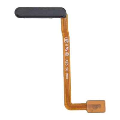 Шлейф для Samsung Galaxy A25 5G (A256E) сканер отпечатка пальцев Черный