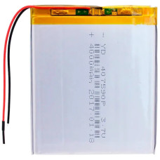 Аккумулятор универсальный 407590p 3,7v Li-Pol 4000 mAh (4*75*90 mm)