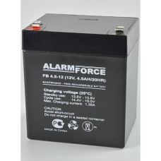 Аккумулятор 12V 4.5Ah FB(DT)4.5-12  ALARMFORCE свинцово-кислотный; 90*70*101+6