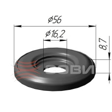 1123-2840| Подшипник опоры стойки Largus,Logan "СЭВИ-Эксперт" (11)(АК)