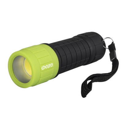 Фонарь P4-L2W-gn светодиодный (черно-зел.) ФАZА COB LED; питание 3xR03; пластиковый корпус