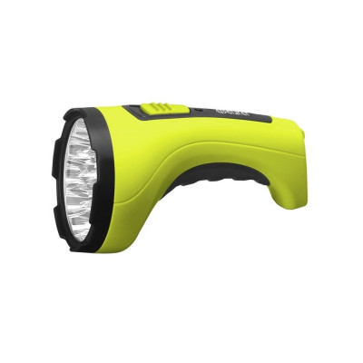 Фонарь аккумуляторный AccuF2-L07-gn (зел/черн) светодиодный ФAZА 7LED; питание аккум. 4V 0.6Ah (в ко