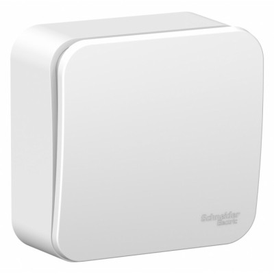 Бланка белый выключатель 1кл открытая 6А IP20 (КЭ-399410)