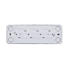 Бланка белый розетка открытая 4-мест IP20 (КЭ-399435)