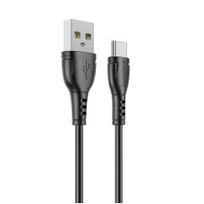 Кабель USB-Type-C, 1.0м, для зарядки и передачи данных, чёрный, BX51Triumph BOROFONE 3.0A, ПВХ (PVC)