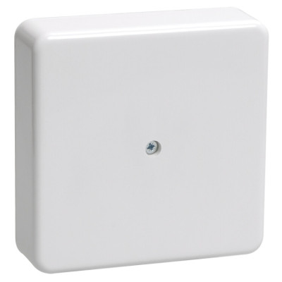 Коробка 100*100*29 квадрат белый IP40  IEK без клеммников, аналог9208701 (КЭ-9207103)