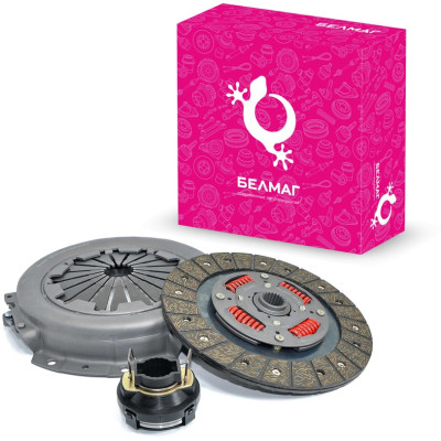 Сцепление в сборе 2123 усил. (диск нажим., диск ведом., выжим. подш.) BELMAG (BM0293)
