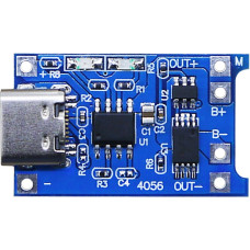 Модуль зар-а АКБ TP4056 (Type-C) с защ. (EM-828) No_name с доп. защ. от ток. перегр. 3A и перераз.