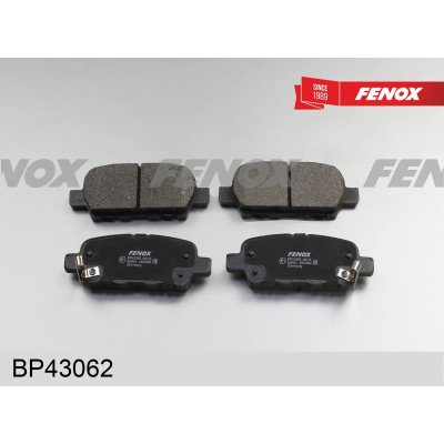 Колодки тормозные дисковые FENOX (BP43062)