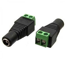 Разъем DJK-00A с клеммником (0961) , гнездо на кабель, 5.5х2.1мм