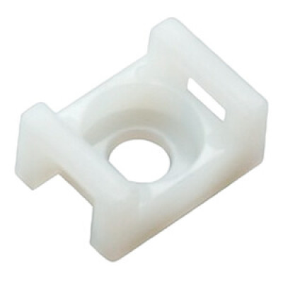 Площадка монтажная с отверстием 22*16мм 4,1мм белый Rexant 10шт (КЭ-И101102)