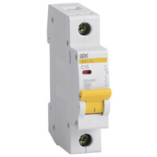 Автомат 1Р 16А C 4,5кА ВА47-29 IEK (КЭ-814116)