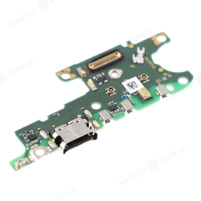 Шлейф для Huawei Honor X8a 4G/90 Lite (CRT-LX1/CRT-NX1) плата на системный разъем/микрофон - Премиум